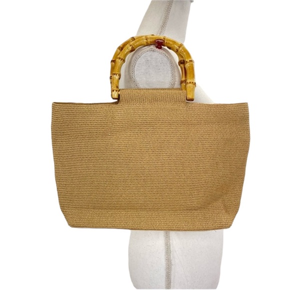 Flora Bella Woven Raffia Purse OS - Picture 2 of 14